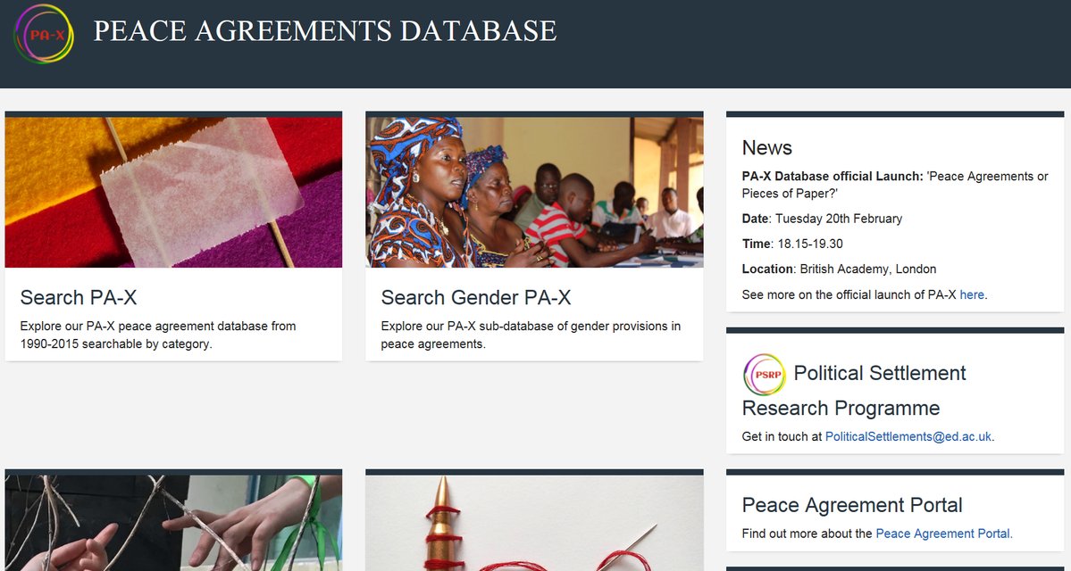 Why PA-X Matters: Introducing the Peace Agreements Access Tool
