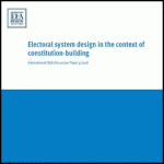Electoral system design in the context of constitution-building