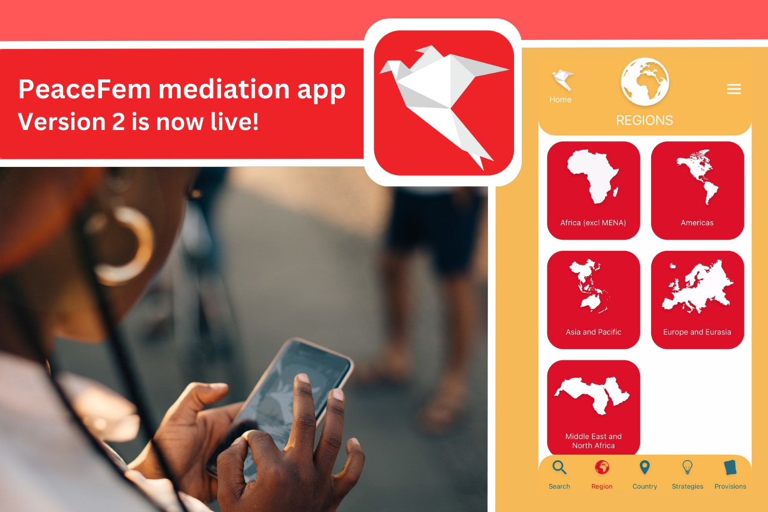 Supporting inclusive peace through technology: PeaceFem app V2 now live