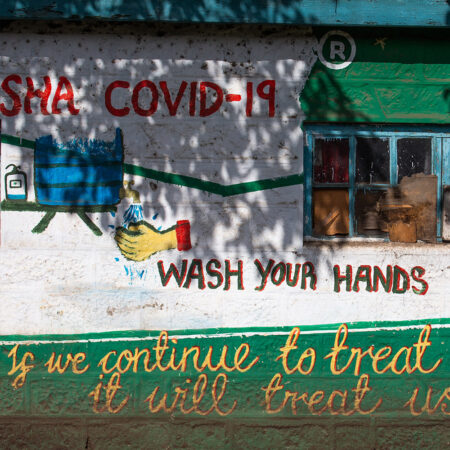 Covid Danger Signs, Rift Valley Province, Nakuru, Kenya