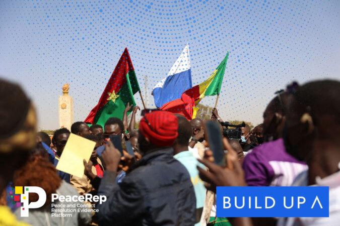 Protesters in Burkina Faso