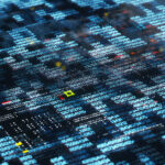 Digitally generated image of data