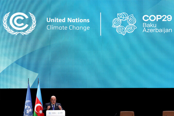 Russian Prime Minister delivers speech at COP29