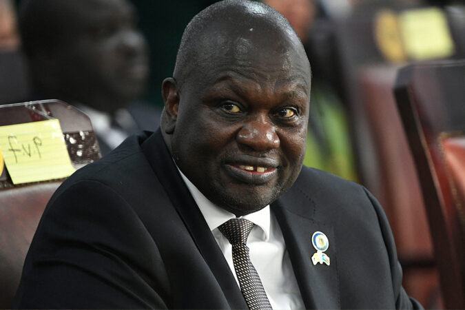South Sudan's Vice President Riek Machar