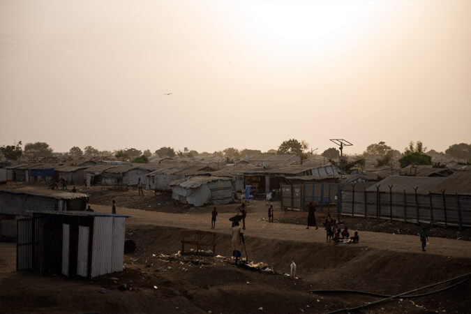 A general view of an Internally Displaced Persons (IDP) camp in South Sudan