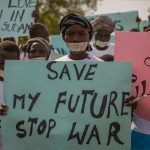 Women protest for peace in South Sudan