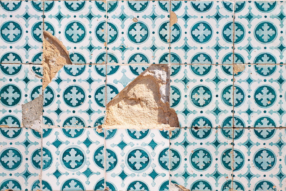 Broken Portuguese tiles