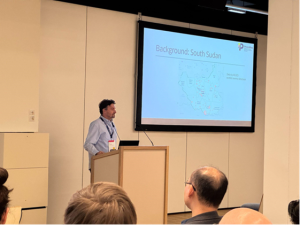 Jan Pospisil presenting at the conference